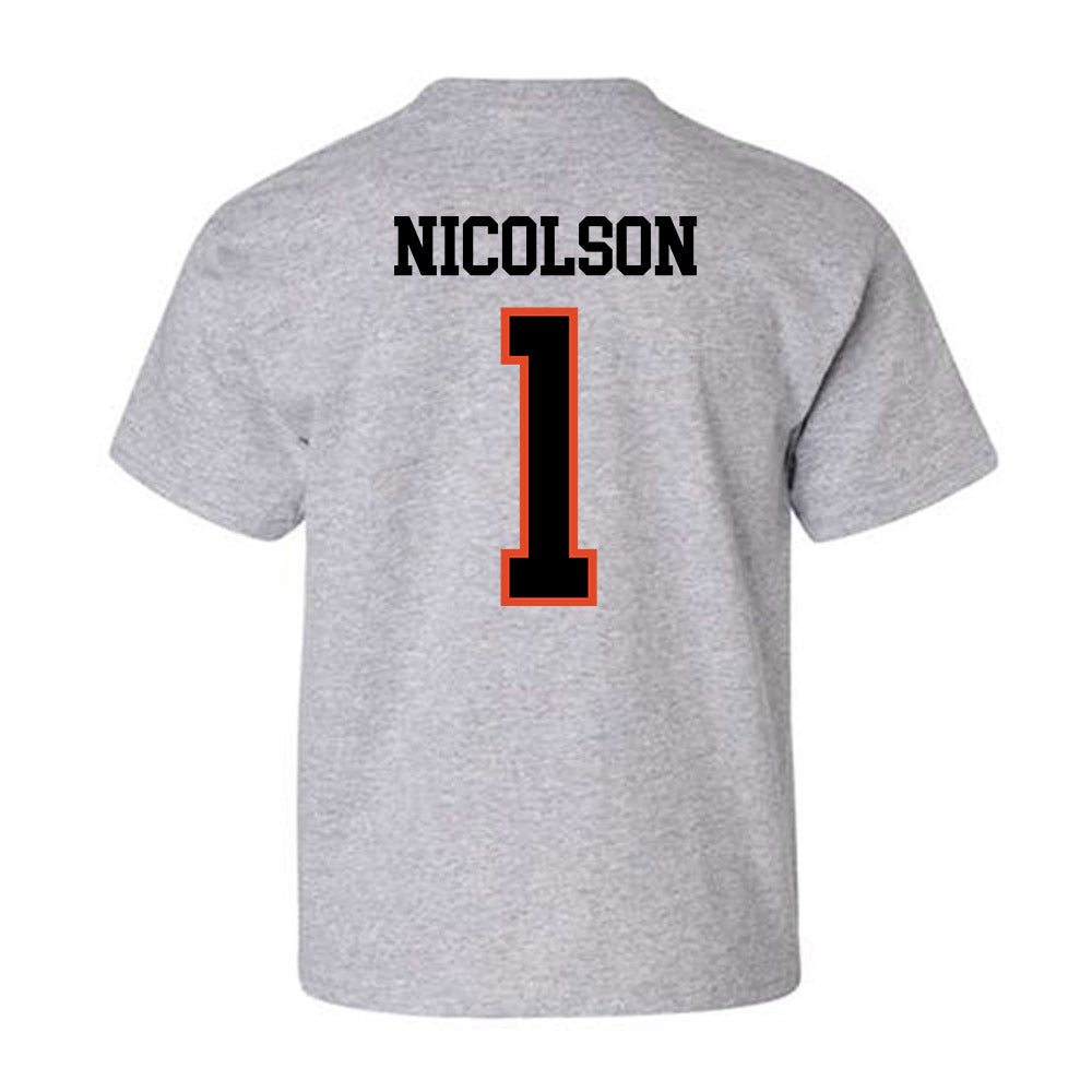 Oregon State - NCAA Men's Soccer : John Nicolson - Classic Shersey Youth T-Shirt-2