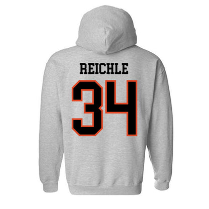 Oregon State - NCAA Football : Jake Reichle - Classic Shersey Hooded Sweatshirt-3