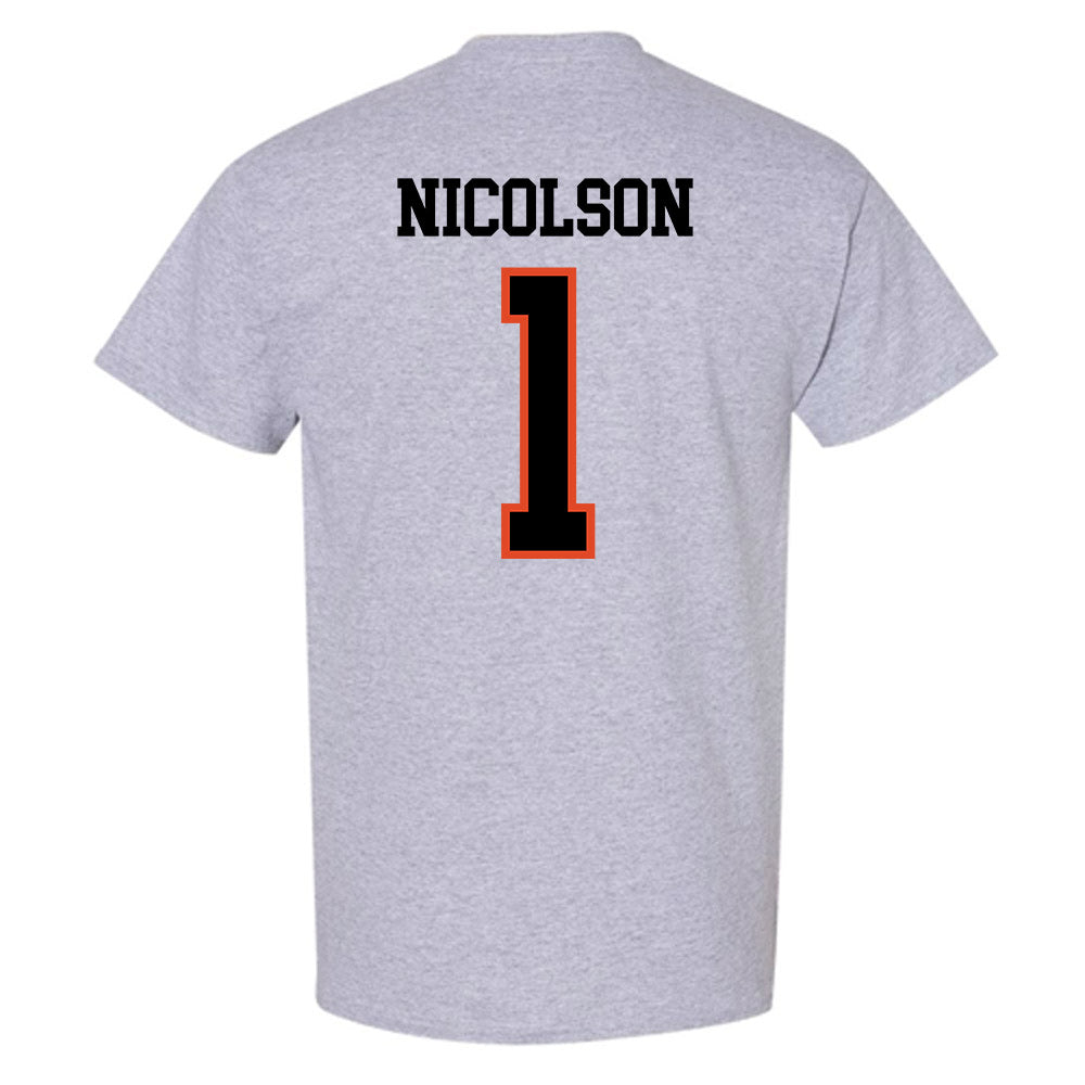 Oregon State - NCAA Men's Soccer : John Nicolson - Classic Shersey T-Shirt-2