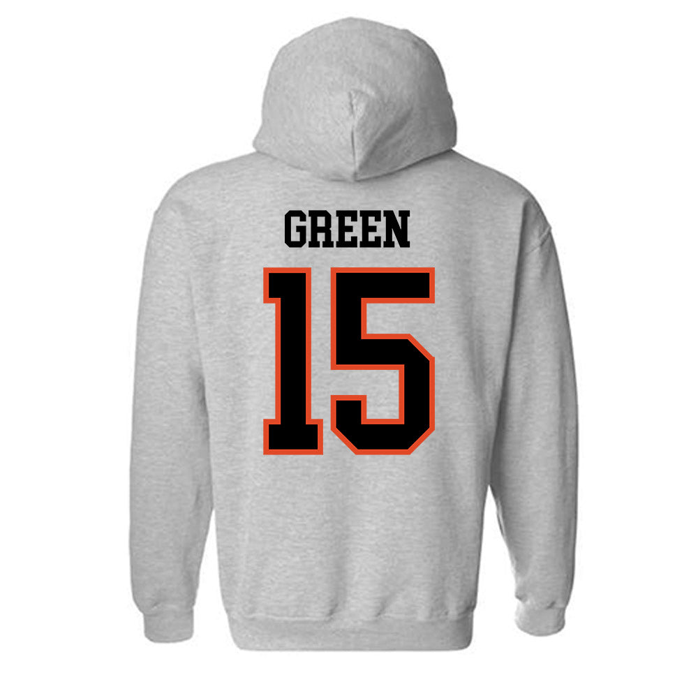 Oregon State - NCAA Women's Volleyball : Cheyenne Green - Classic Shersey Hooded Sweatshirt-3