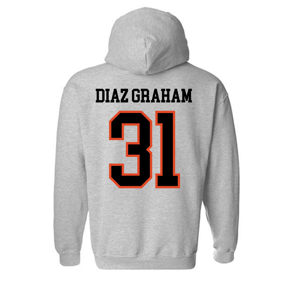 Oregon State - NCAA Men's Basketball : Jorge Diaz Graham - Classic Shersey Hooded Sweatshirt-2