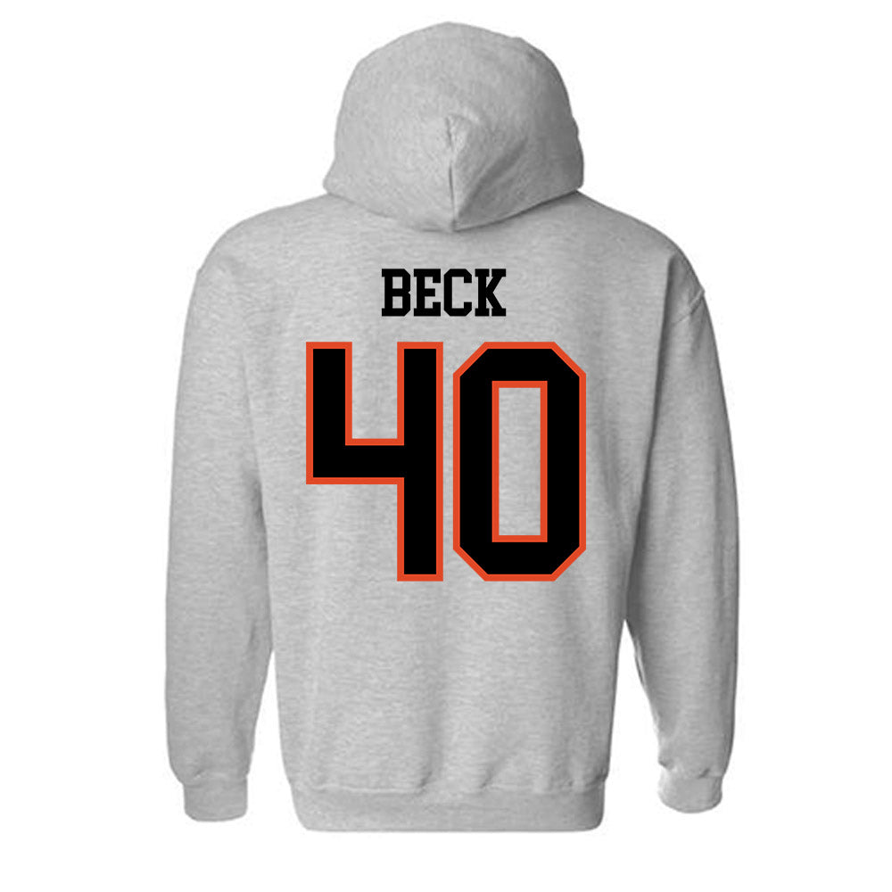 Oregon State - NCAA Baseball : Kameron Beck - Classic Shersey Hooded Sweatshirt-3