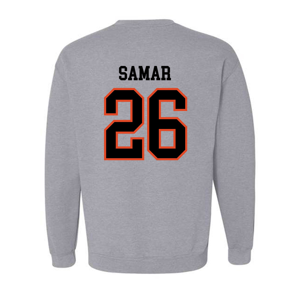 Oregon State - NCAA Men's Basketball : Matija Samar - Classic Shersey Crewneck Sweatshirt-2