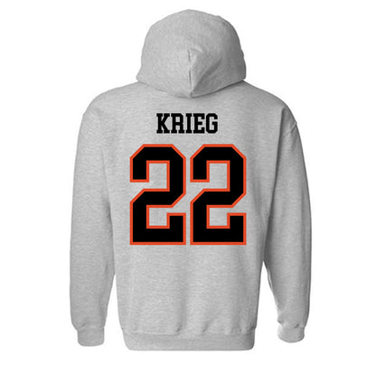 Oregon State - NCAA Baseball : Jacob Krieg - Classic Shersey Hooded Sweatshirt-3