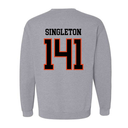 Oregon State - NCAA Wrestling : Nash Singleton - Classic Shersey Crewneck Sweatshirt-2