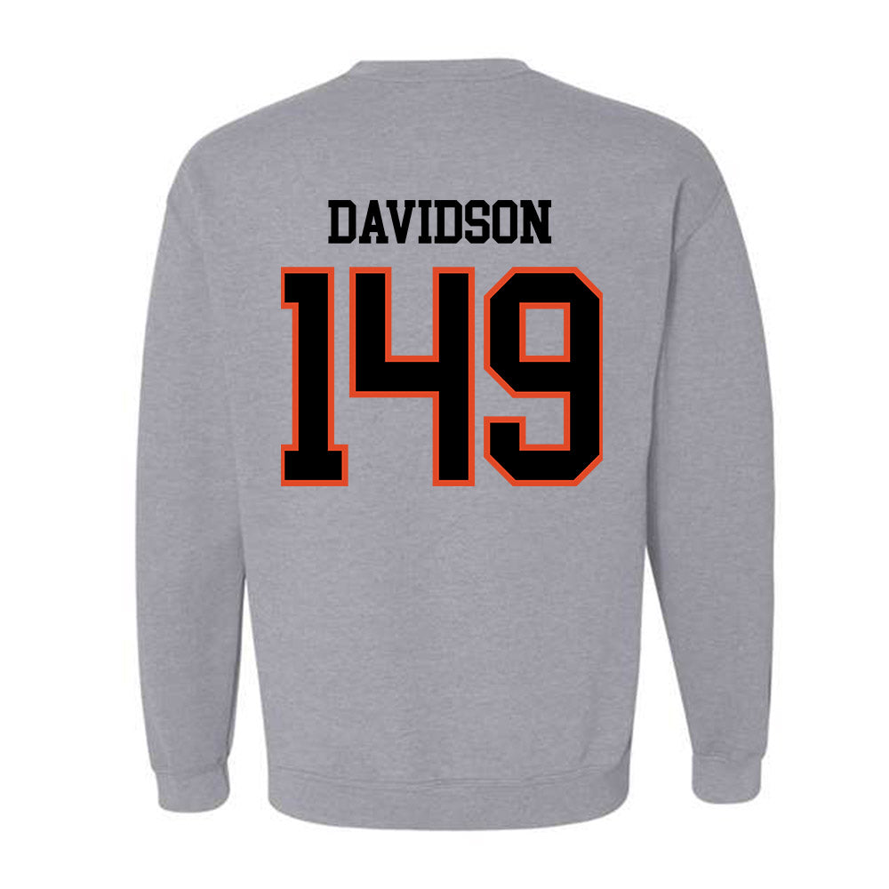 Oregon State - NCAA Wrestling : Koy Davidson - Classic Shersey Crewneck Sweatshirt-3
