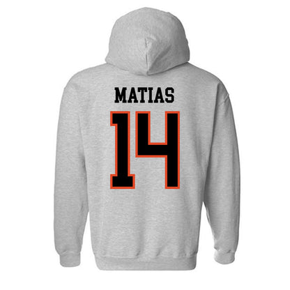 Oregon State - NCAA Women's Volleyball : Jackie Matias - Classic Shersey Hooded Sweatshirt-3