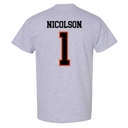 Oregon State - NCAA Men's Soccer : John Nicolson - Classic Shersey T-Shirt-3