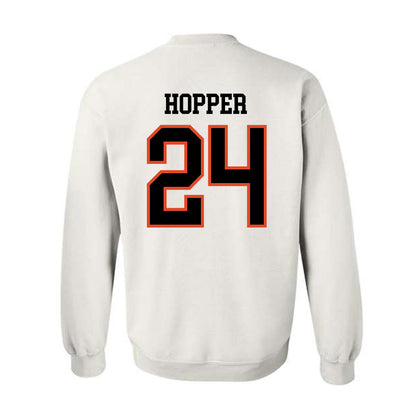 Oregon State - NCAA Football : Tyjai Hopper - Classic Shersey Crewneck Sweatshirt-1