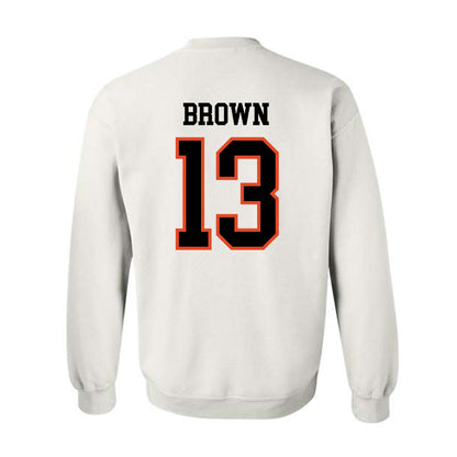 Oregon State - NCAA Football : Jeremiah Brown - Classic Shersey Crewneck Sweatshirt-1