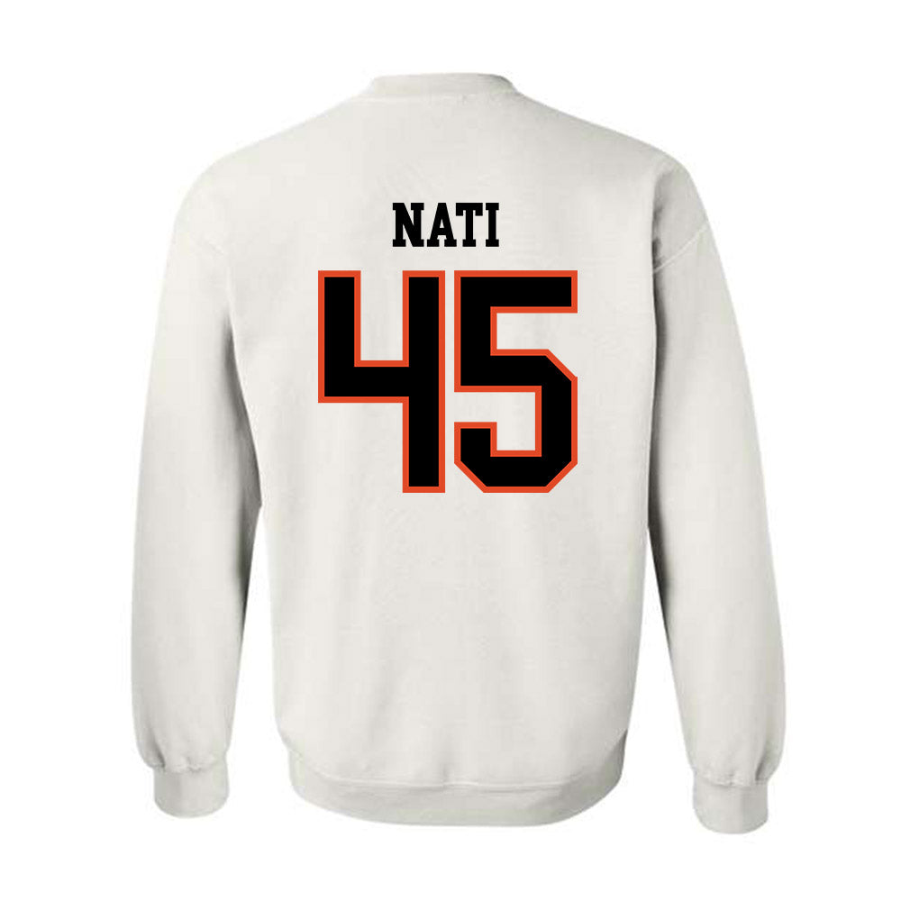 Oregon State - NCAA Baseball : Joshua Nati - Classic Shersey Crewneck Sweatshirt-1
