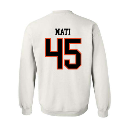 Oregon State - NCAA Baseball : Joshua Nati - Classic Shersey Crewneck Sweatshirt-1