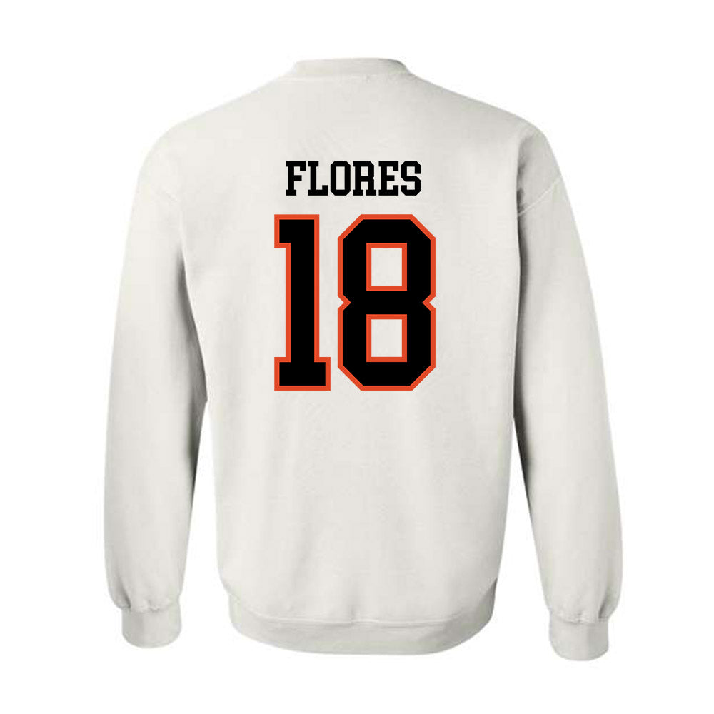Oregon State - NCAA Softball : Justice Flores - Classic Shersey Crewneck Sweatshirt-1