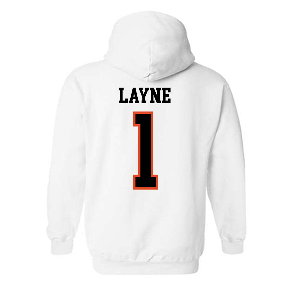 Oregon State - NCAA Football : Dylan Layne - Classic Shersey Hooded Sweatshirt-1
