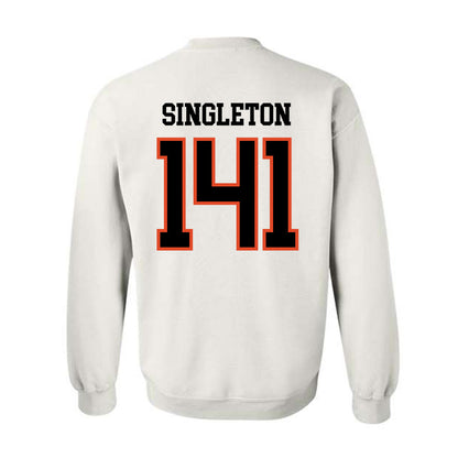 Oregon State - NCAA Wrestling : Nash Singleton - Classic Shersey Crewneck Sweatshirt-1