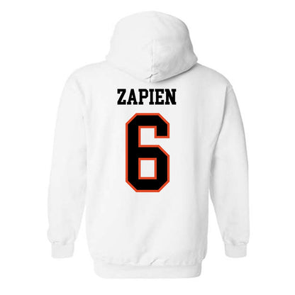 Oregon State - NCAA Men's Soccer : Javier Zapien - Classic Shersey Hooded Sweatshirt-1