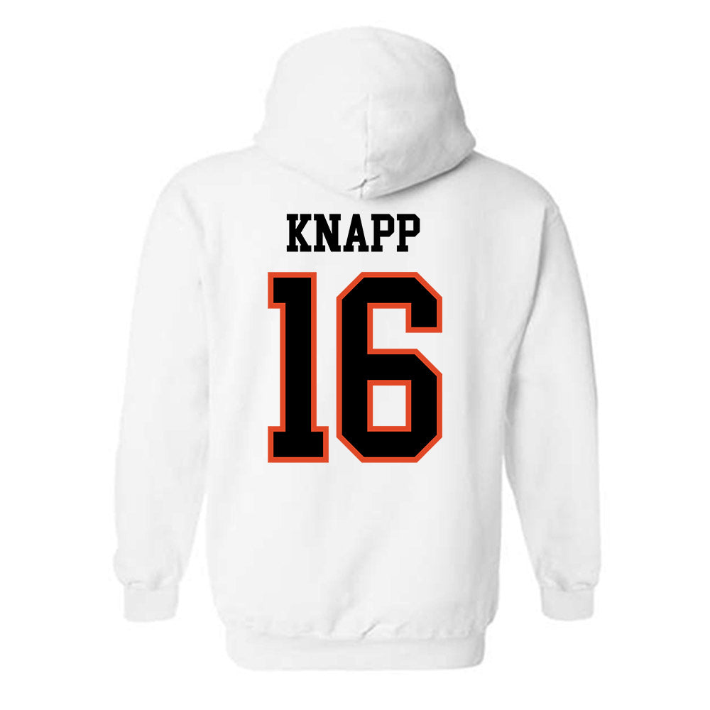 Oregon State - NCAA Football : Logan Knapp - Classic Shersey Hooded Sweatshirt-1
