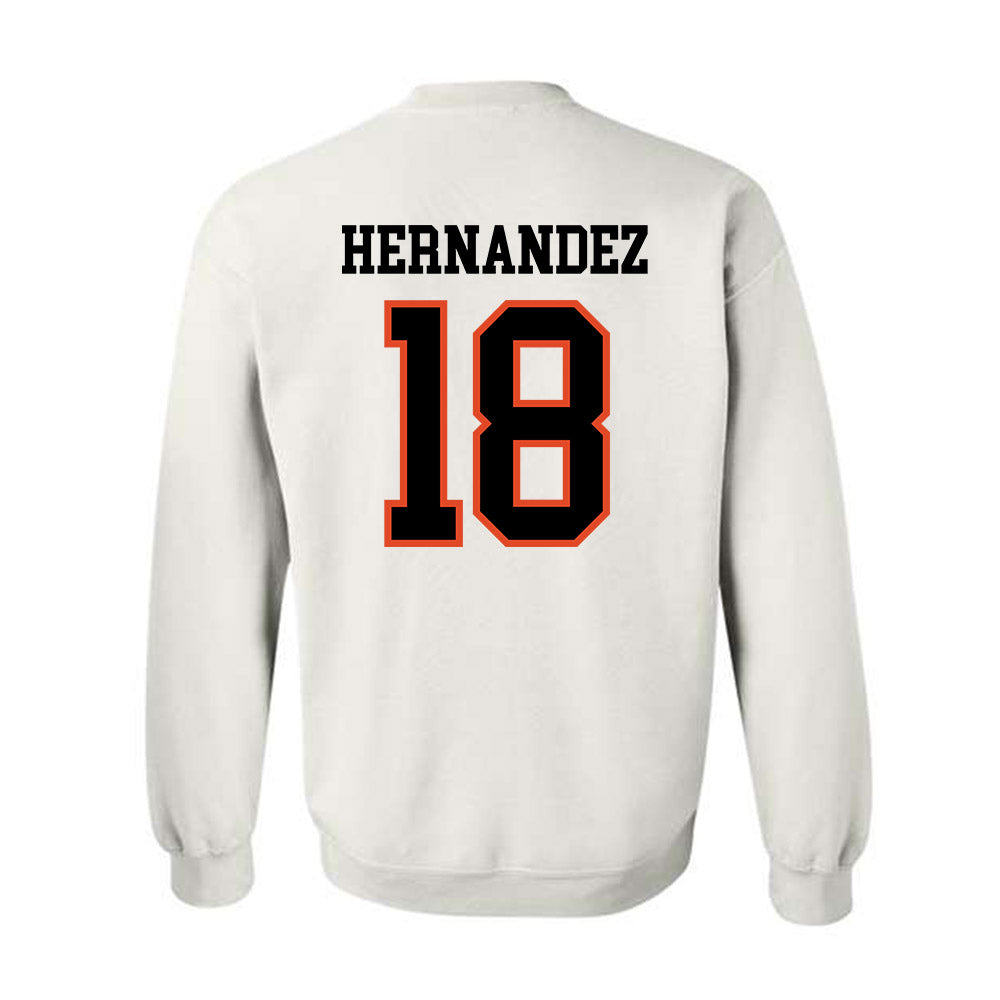 Oregon State - NCAA Men's Soccer : Oliver Hernandez - Classic Shersey Crewneck Sweatshirt-1