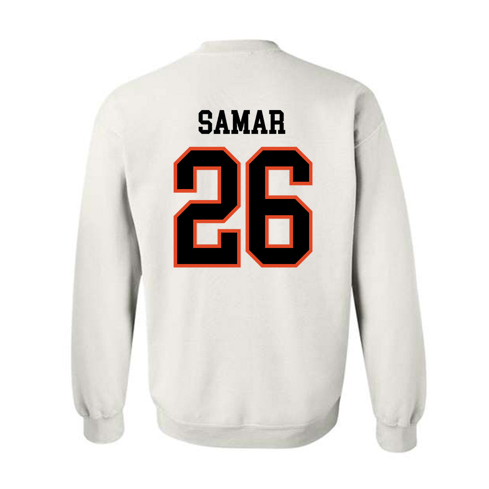 Oregon State - NCAA Men's Basketball : Matija Samar - Classic Shersey Crewneck Sweatshirt-1