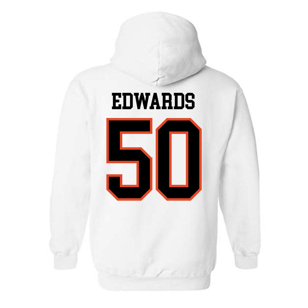 Oregon State - NCAA Baseball : Zach Edwards - Classic Shersey Hooded Sweatshirt-1