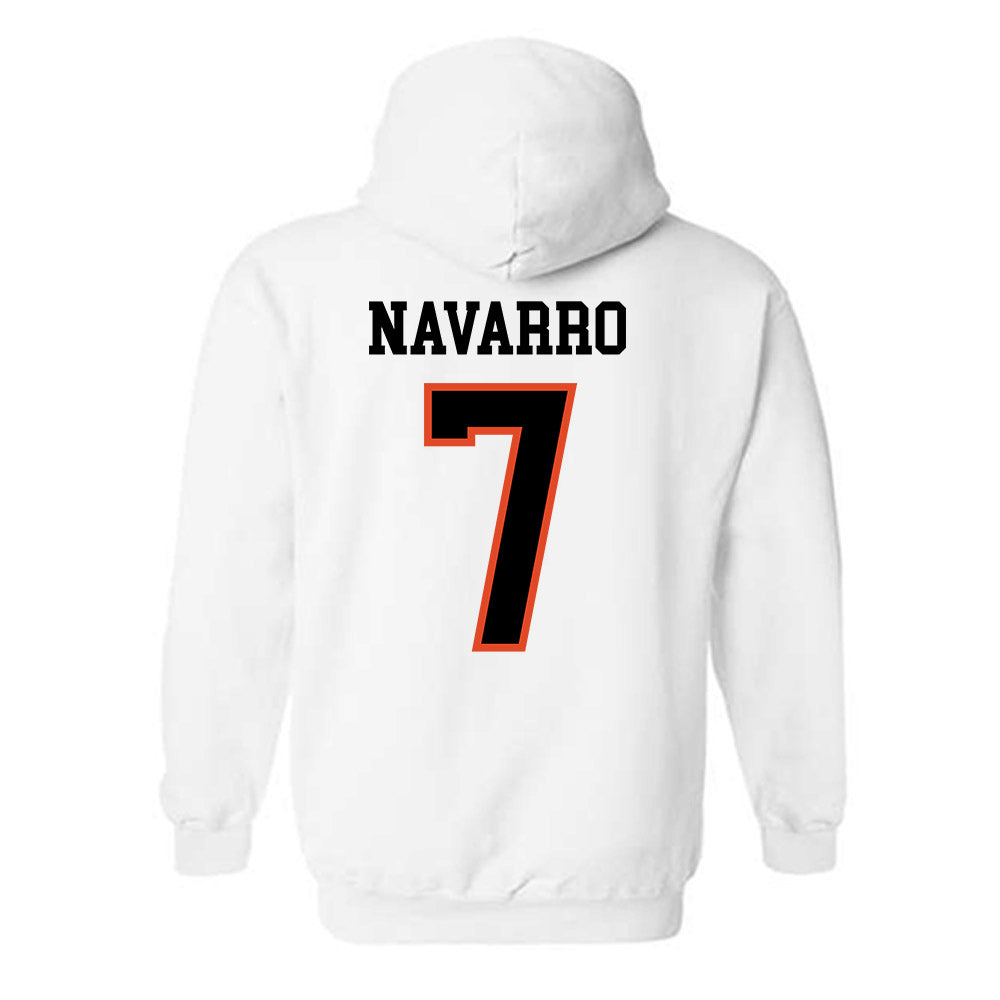 Oregon State - NCAA Women's Basketball : Lucia Navarro - Classic Shersey Hooded Sweatshirt-1