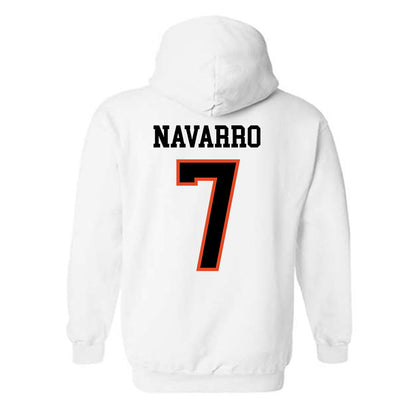 Oregon State - NCAA Women's Basketball : Lucia Navarro - Classic Shersey Hooded Sweatshirt-1