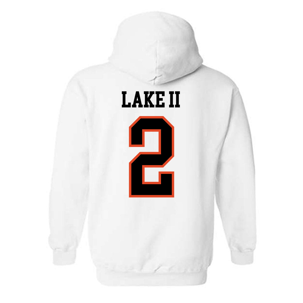 Oregon State - NCAA Men's Basketball : Josiah Lake II - Classic Shersey Hooded Sweatshirt-1