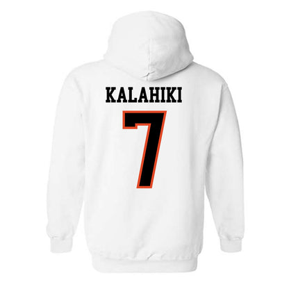 Oregon State - NCAA Football : Kahanu Kalahiki - Classic Shersey Hooded Sweatshirt-1