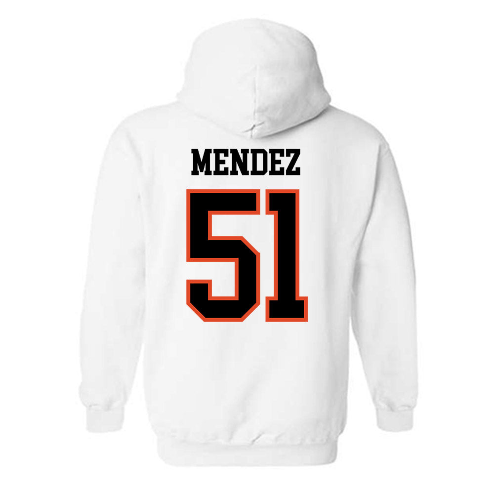 Oregon State - NCAA Baseball : Connor Mendez - Classic Shersey Hooded Sweatshirt-1