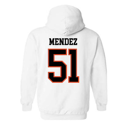Oregon State - NCAA Baseball : Connor Mendez - Classic Shersey Hooded Sweatshirt-1