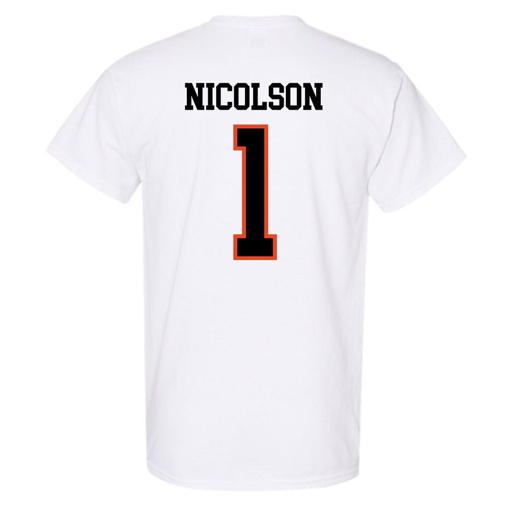 Oregon State - NCAA Men's Soccer : John Nicolson - Classic Shersey T-Shirt-1