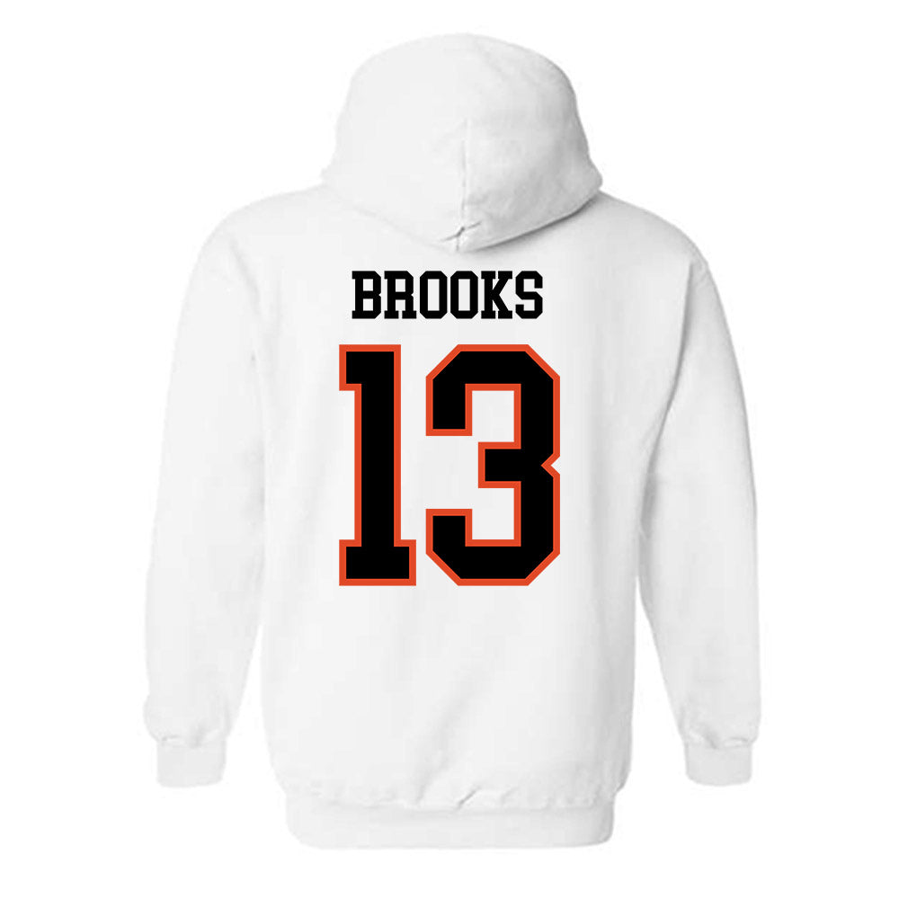 Oregon State - NCAA Women's Soccer : Jane Brooks - Classic Shersey Hooded Sweatshirt-1