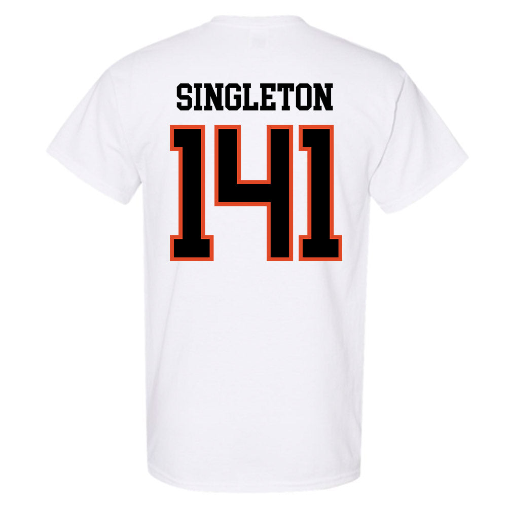 Oregon State - NCAA Wrestling : Nash Singleton - Classic Shersey T-Shirt-1