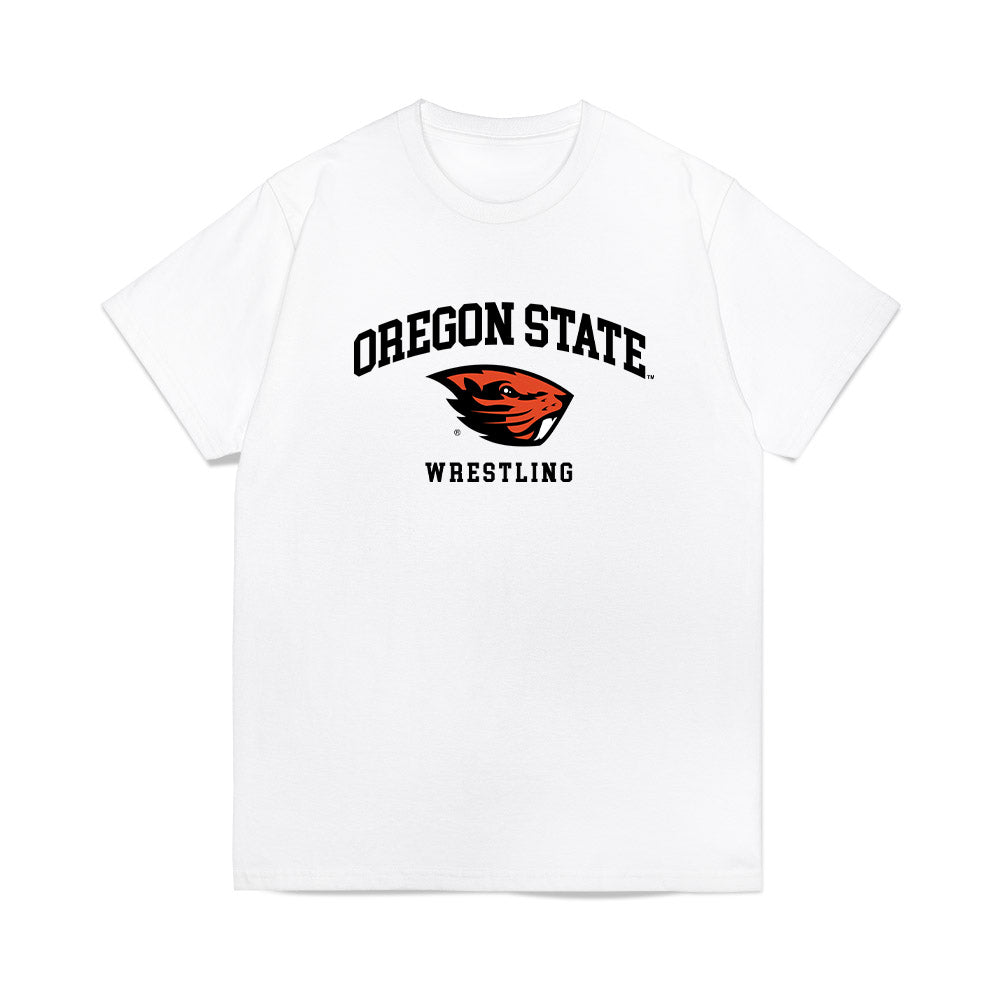 Oregon State - NCAA Wrestling : Cory Thomas - Classic Shersey T-Shirt-0