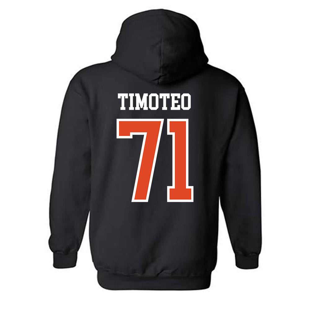 Oregon State - NCAA Football : Josiah Timoteo - Classic Shersey Hooded Sweatshirt-1