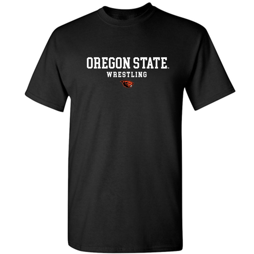 Oregon State - NCAA Wrestling : TJ McDonnell - Classic Shersey T-Shirt-0