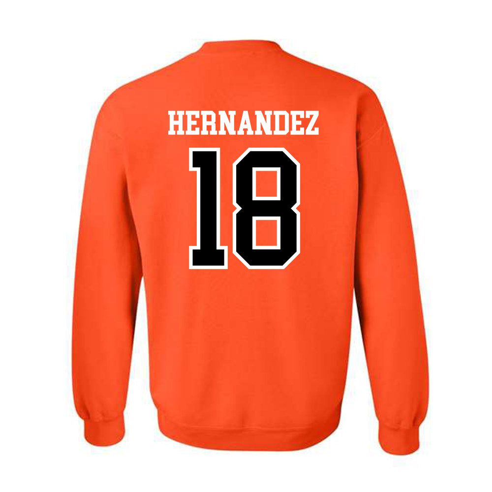 Oregon State - NCAA Men's Soccer : Oliver Hernandez - Classic Shersey Crewneck Sweatshirt-1