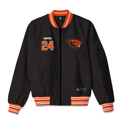 Oregon State - NCAA Football : Tyjai Hopper - Bomber Jacket-0