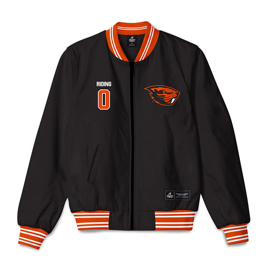 Oregon State - NCAA Baseball : Grayson Riding - Bomber Jacket-0