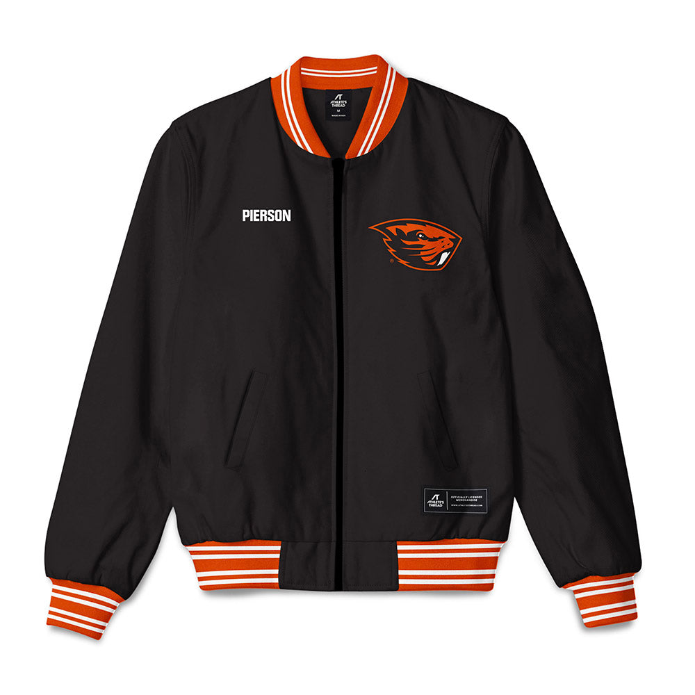 Oregon State - NCAA Women's Gymnastics : Gabby Pierson - Bomber Jacket-0