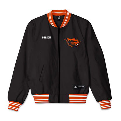 Oregon State - NCAA Women's Gymnastics : Gabby Pierson - Bomber Jacket-0