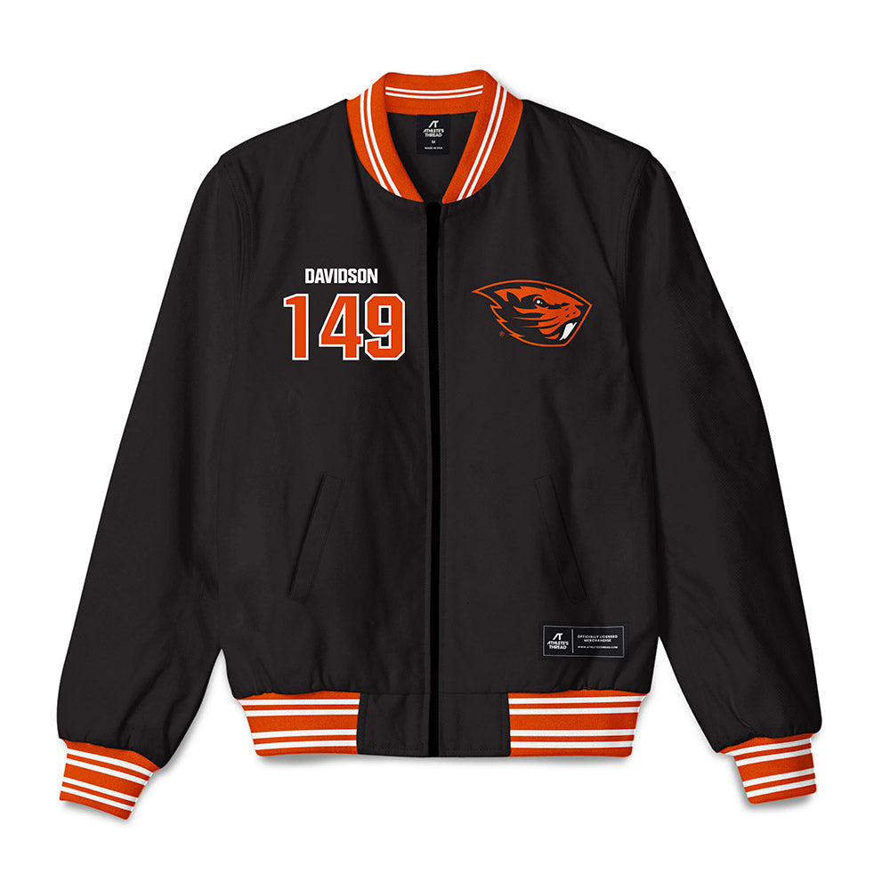 Oregon State - NCAA Wrestling : Koy Davidson - Bomber Jacket-0