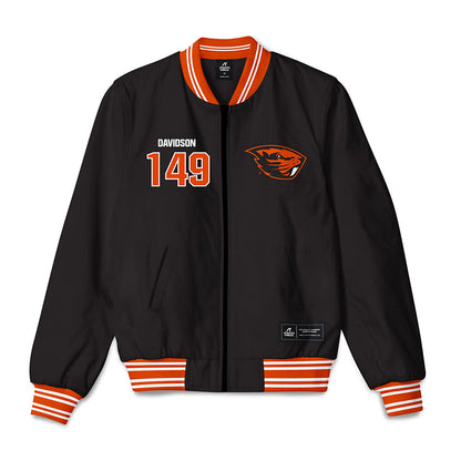 Oregon State - NCAA Wrestling : Koy Davidson - Bomber Jacket-0