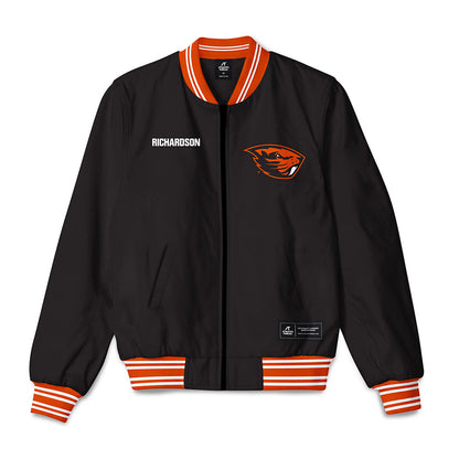 Oregon State - NCAA Women's Gymnastics : Camryn Richardson - Bomber Jacket-0
