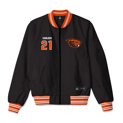 Oregon State - NCAA Men's Soccer : Evan Carlock - Bomber Jacket-0