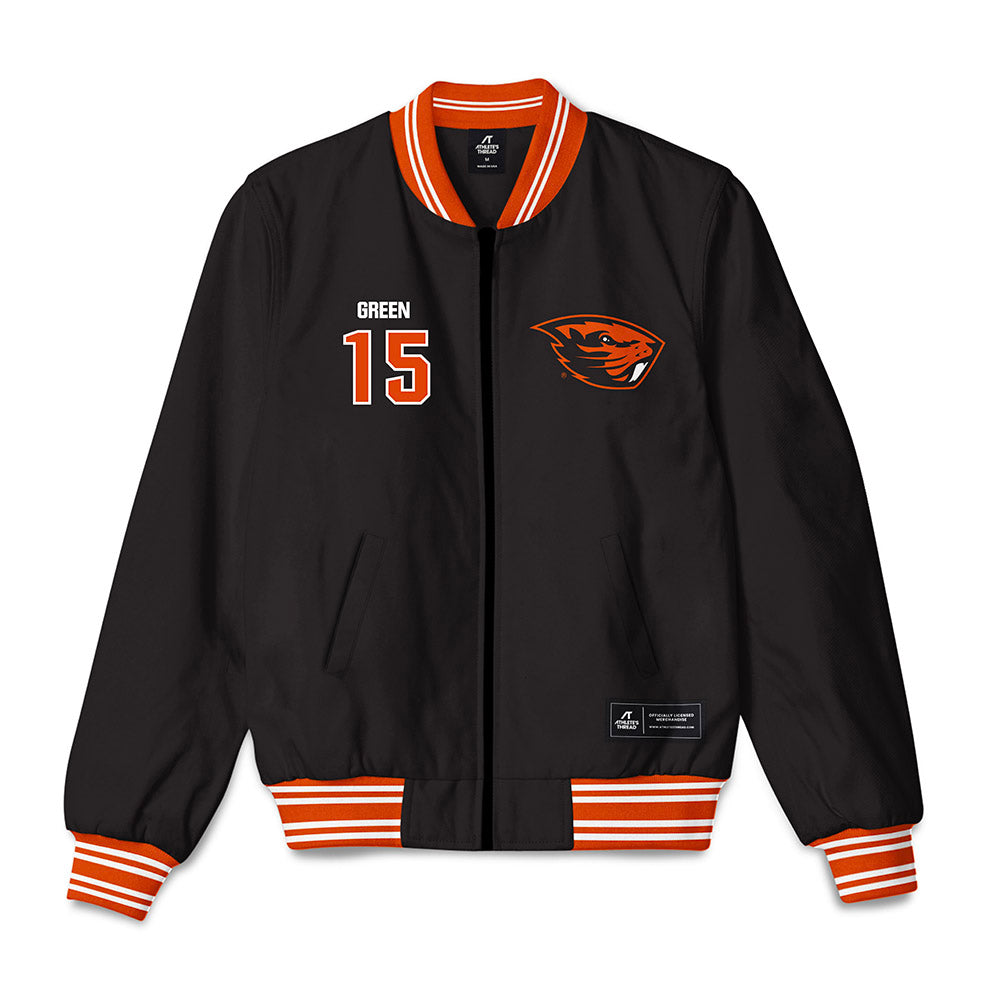 Oregon State - NCAA Women's Volleyball : Cheyenne Green - Bomber Jacket-0