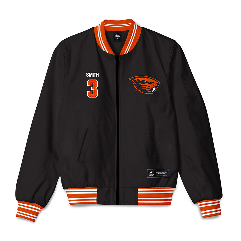 Oregon State - NCAA Women's Soccer : Abby Smith - Bomber Jacket-0