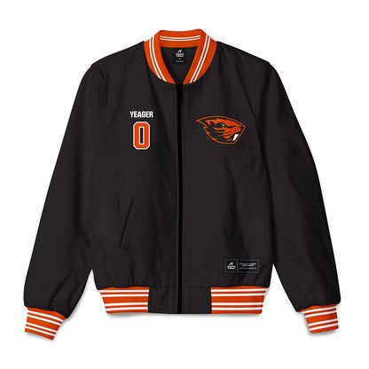 Oregon State - NCAA Baseball : Isaac Yeager - Bomber Jacket-0