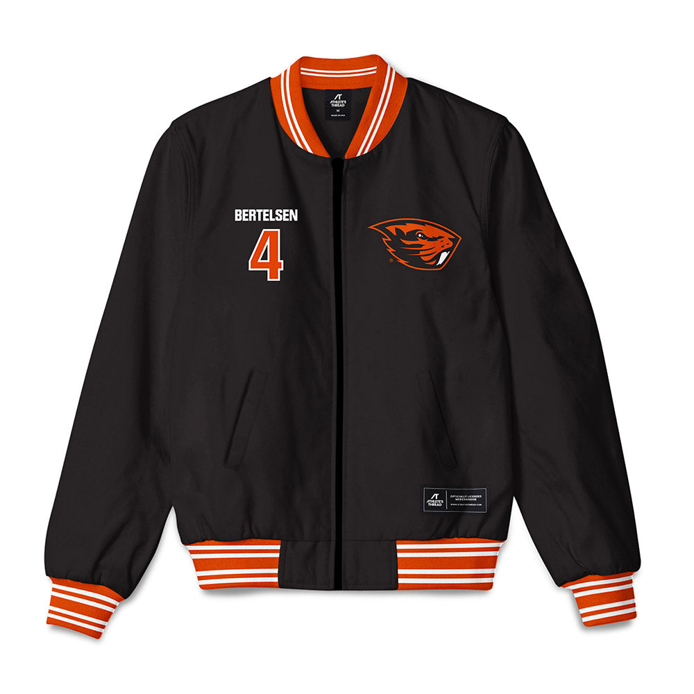 Oregon State - NCAA Women's Volleyball : Isabel Bertelsen - Bomber Jacket-0