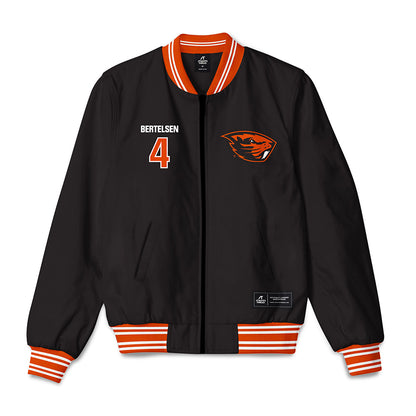Oregon State - NCAA Women's Volleyball : Isabel Bertelsen - Bomber Jacket-0